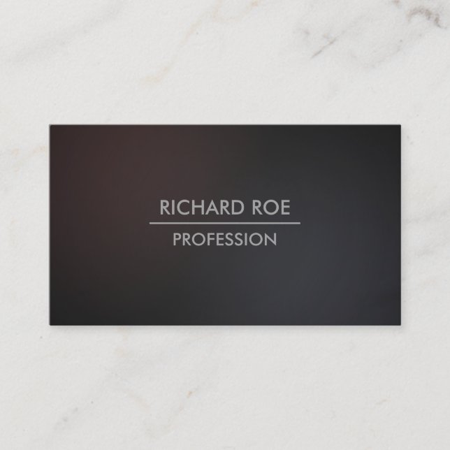 Modern Darken Creative Professional Business Cards (Front)