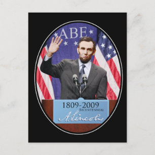 Modern Day Abraham Lincoln Postcard