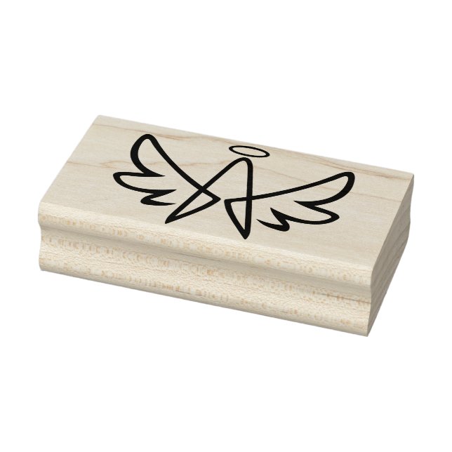 modern day angel art stamp (Stamp)