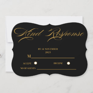 Modern Deco Elegant Onyx Black and Gold