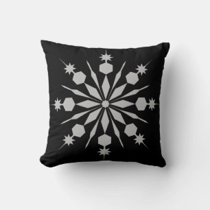 Modern Decorative Crystal Snowflake Cushion