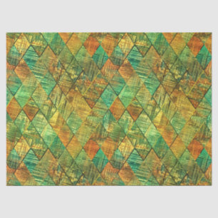 Modern Decorative Geometric Stained Glass Tissue Paper