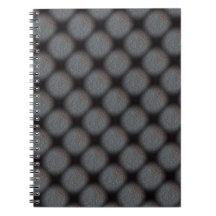 MODERN DEEP GRAY BLACK CUTE Spiral Photo Notebook