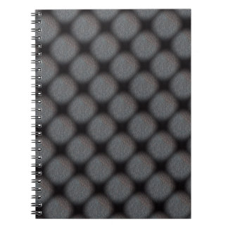MODERN DEEP GRAY BLACK CUTE Spiral Photo Notebook