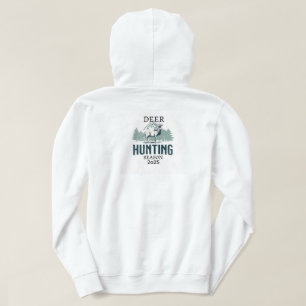 Modern Deer Hunting Season Personalise Hoodie