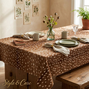 Modern Deer Skin Texture Stylish Tablecloth