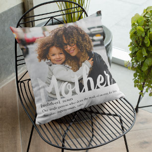 Modern | Definition Of Mother Photo Cushion