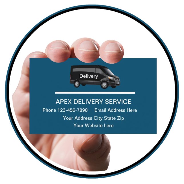 Modern Delivery Service Business Cards (Creator Uploaded)