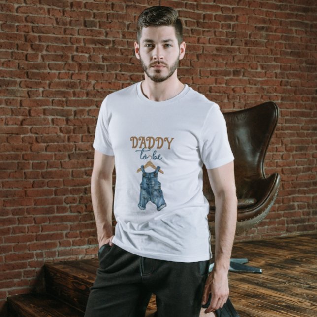 Modern Denim Boy Blue Jean Baby Shower T-Shirt (Creator Uploaded)