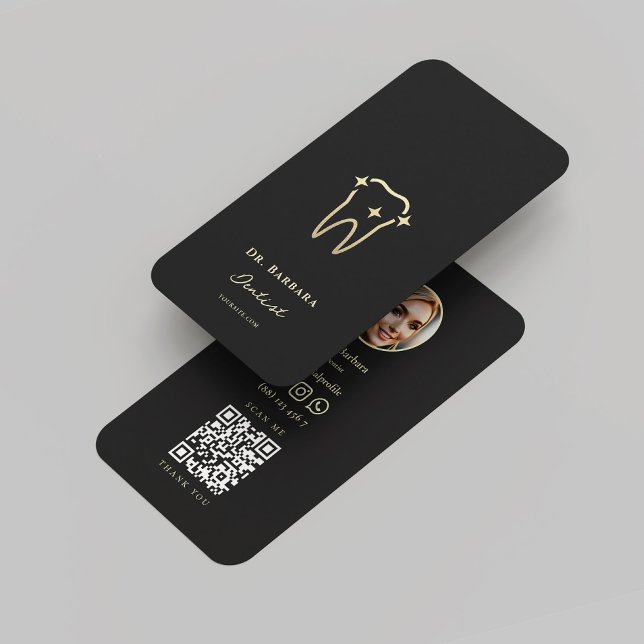MODERN DENTAL DENTIST ORTHODONTIST BLACK GOLD BUSINESS CARD (MODERN DENTAL DENTIST ORTHODONTIST BLACK GOLD BUSINESS CARD
)