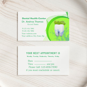 Modern Dental Tooth Logo Mint Appointment Business