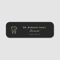 MODERN DENTIST DENTAL BLACK GOLD ORTHODONTIST