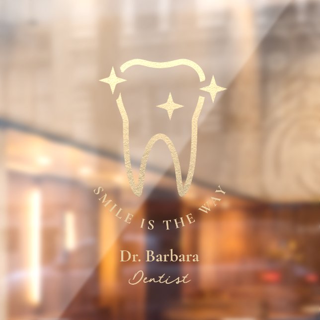 Modern Dentist Gold Tooth Sticky decals (Sheet 2)