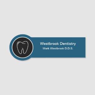 Modern Dentist Office Staff Budget Friendly Name Tag