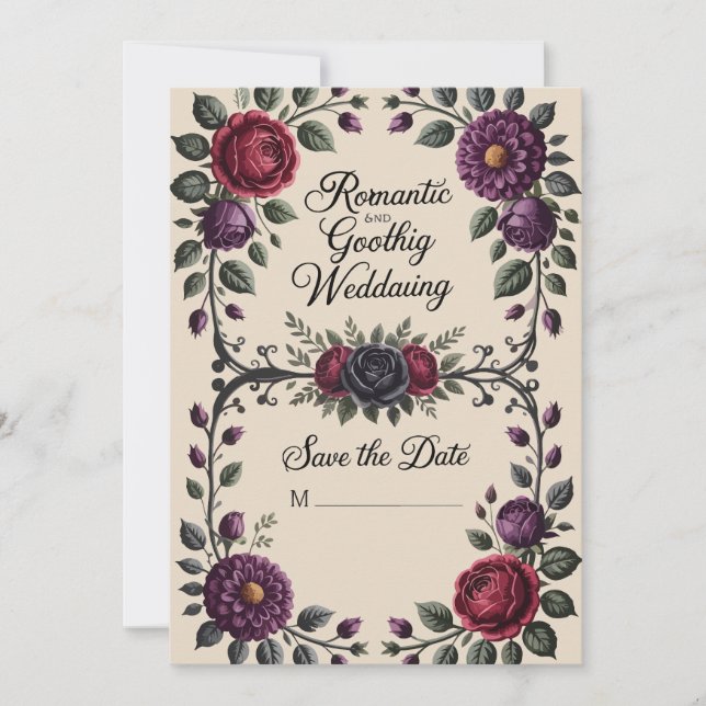 Modern Desert Boho Wedding Clipart Bundle Invitation (Front)