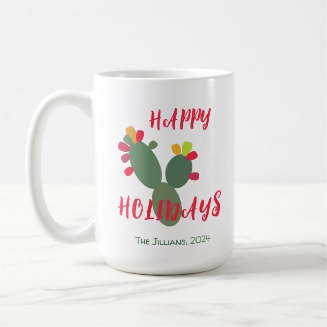 modern desert colourful coffee mug (Left)