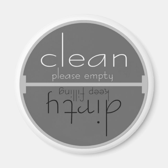 Modern Design Dishwasher Magnet (Front)