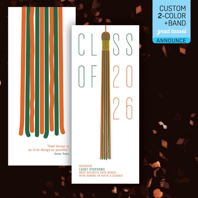 Modern Design Grad  Announcement | Color-Editable (Creator Uploaded)