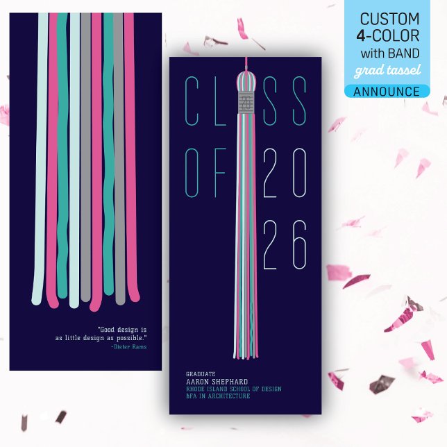 Modern Design Graduation Announcement | Colour-Edi (Creator Uploaded)