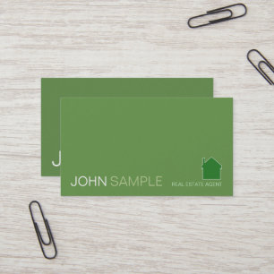 Modern Design Professional Elegant Real Estate Business Card