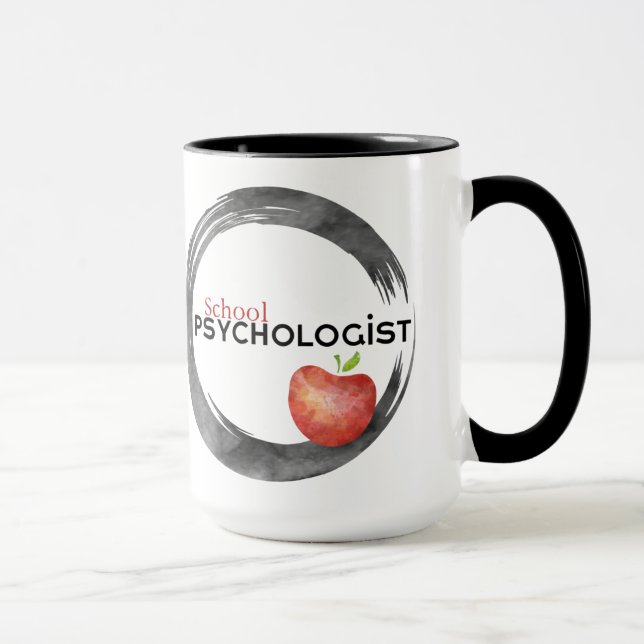 Modern Design School Psychologist Coffee Mug (Right)