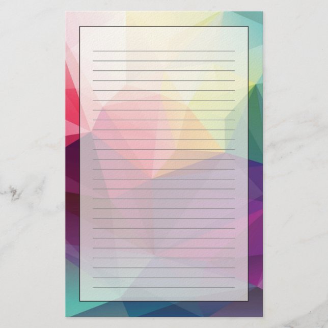 Modern Design Stationery (Front)