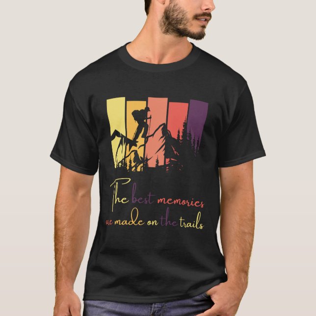 modern design t-shirt for hiking (Front)