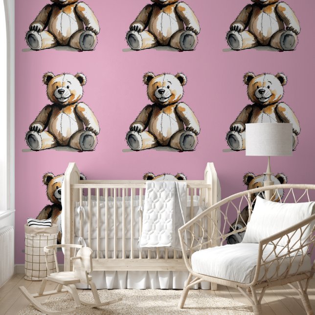 Modern Design Vinyl Wallpaper (Kids)