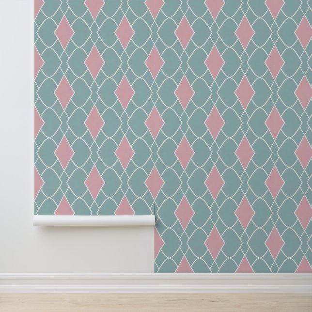 Modern Design Vinyl Wallpaper (Application)