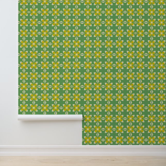 Modern Design Vinyl Wallpaper (Application)