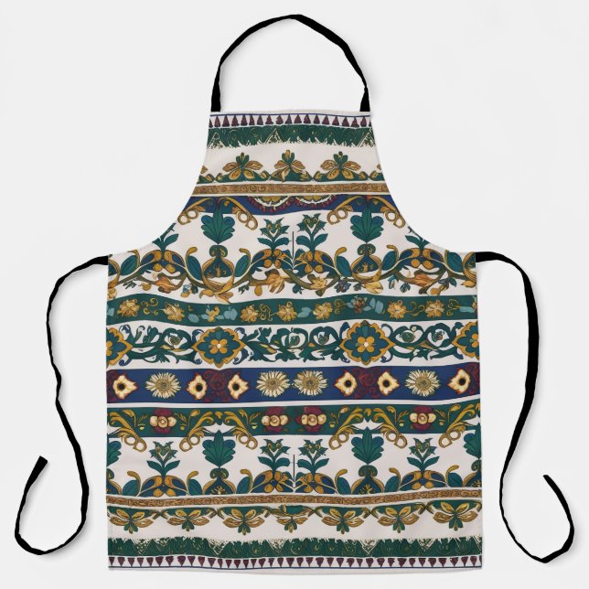 Modern designed Serbian ethnic 4 for every wife Apron (Front)