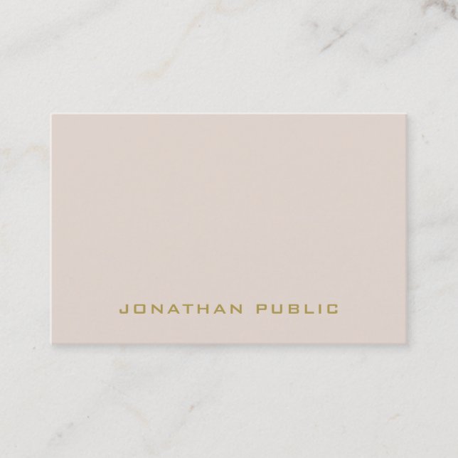 Modern Designed Template Elegant Colours Luxury Business Card (Front)