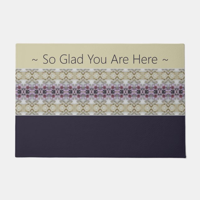Modern Designer Patterned Doormat (Front)