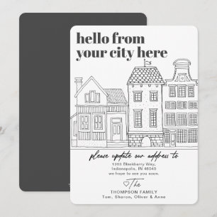 Modern Destination City Moving Announcement