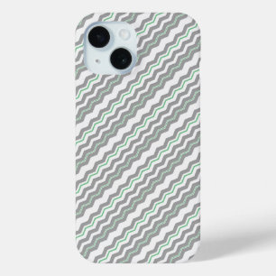 Modern Diagonal Chevron with any Colour Detail iPhone 15 Case