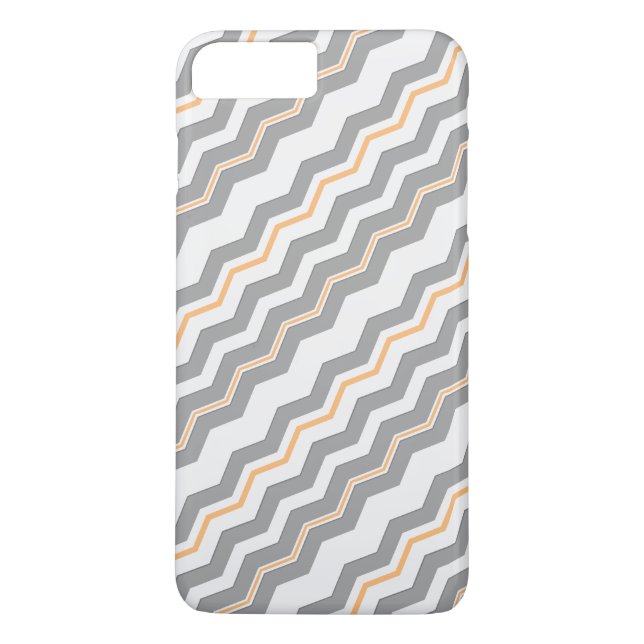 Modern Diagonal Chevron with any Colour Detail Case-Mate iPhone Case (Back)