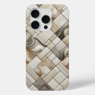 Modern Diagonal Marble Phone Case - Abstract Fluid