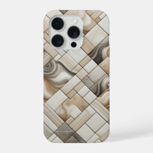 Modern Diagonal Marble Phone Case - Abstract Fluid