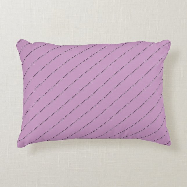 Modern Diagonal Stripe  Decorative Cushion (Front)