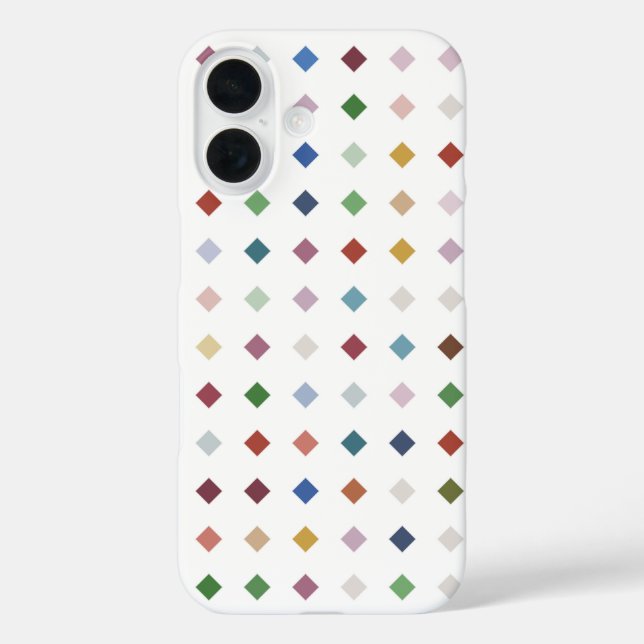 Modern Diamond Geometric Pattern Case-Mate iPhone Case (Back)