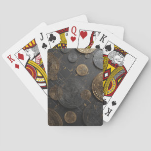 Modern Digital Coin Playing Cards