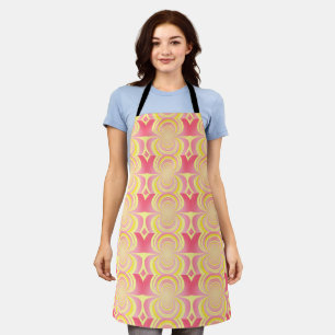 Modern Dimensional Playful Pattern Apron