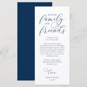 Modern Dinner Place Setting Thank You Card