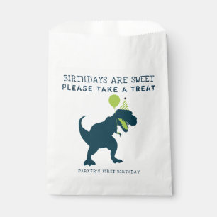 Modern Dinosaur Birthdays are Sweet Favour Bag