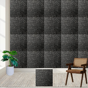 Modern Dirty Black White Particle Floor Wall  Tile