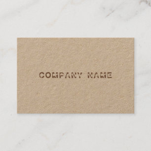 Modern Distressed Text Company Elegant Template Business Card