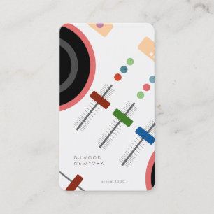 Modern DJ Business Card