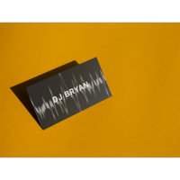 Modern DJ Business Card – Soundwave Design