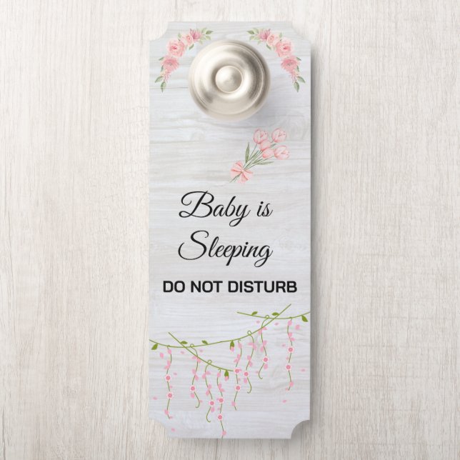 Modern Do Not Disturb Door Hanger (On Knob)