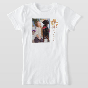 Modern Dog Lover Single Photo T-Shirt